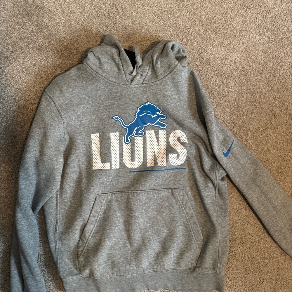 Nike Gray lions Hoodie